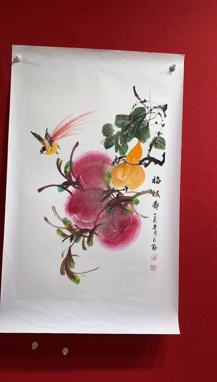 国画国画NYQ杰牛云勤老师作品