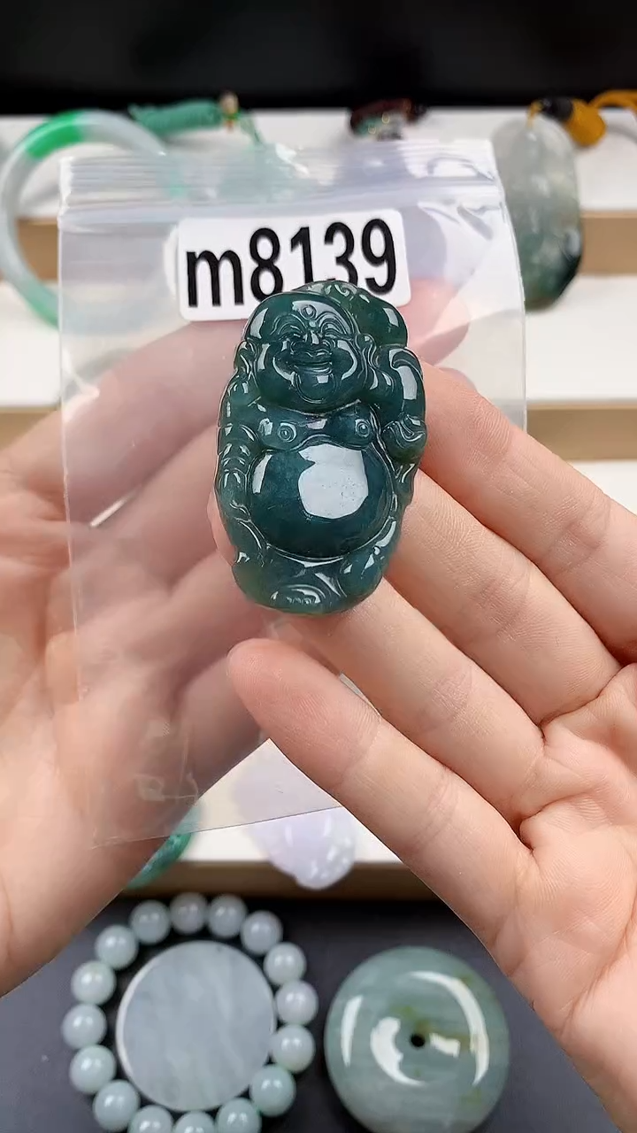 颈饰未镶嵌翡翠天然翡翠吊坠挂件