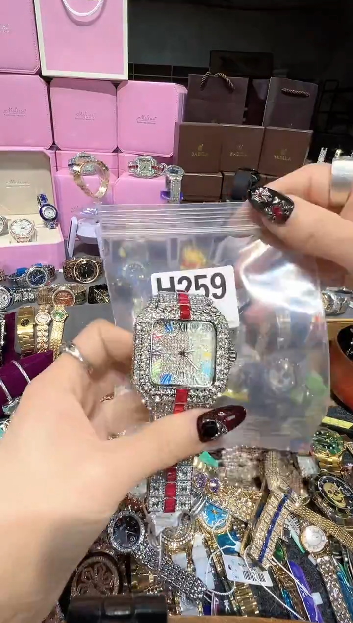 石英机芯不锈钢不锈钢直播定闪专用