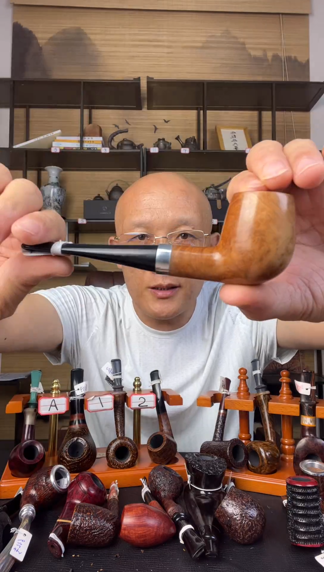 石楠木纯手工意大利石楠木烟斗