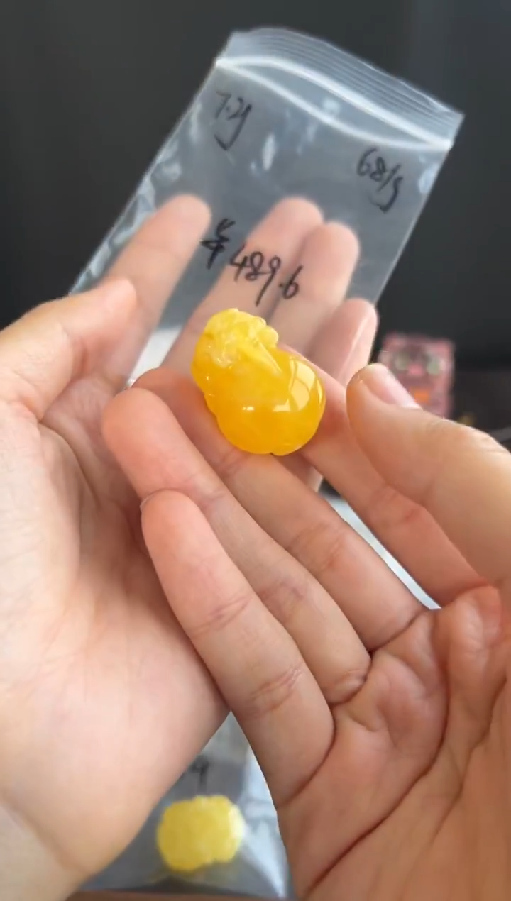 蜜蜡颈饰未镶嵌508号买断