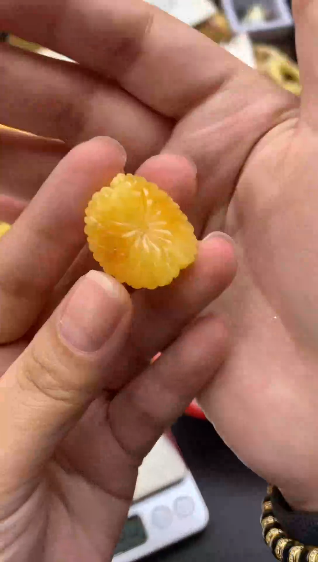 【闪购商品】蜜蜡珠宝奇石未镶嵌097琥珀蜜蜡 花纹