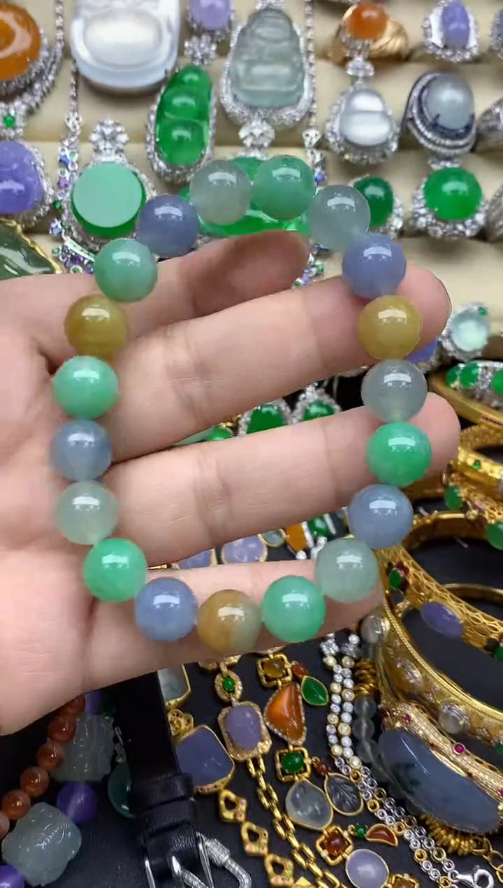 未镶嵌翡翠手链637-春日珠宝