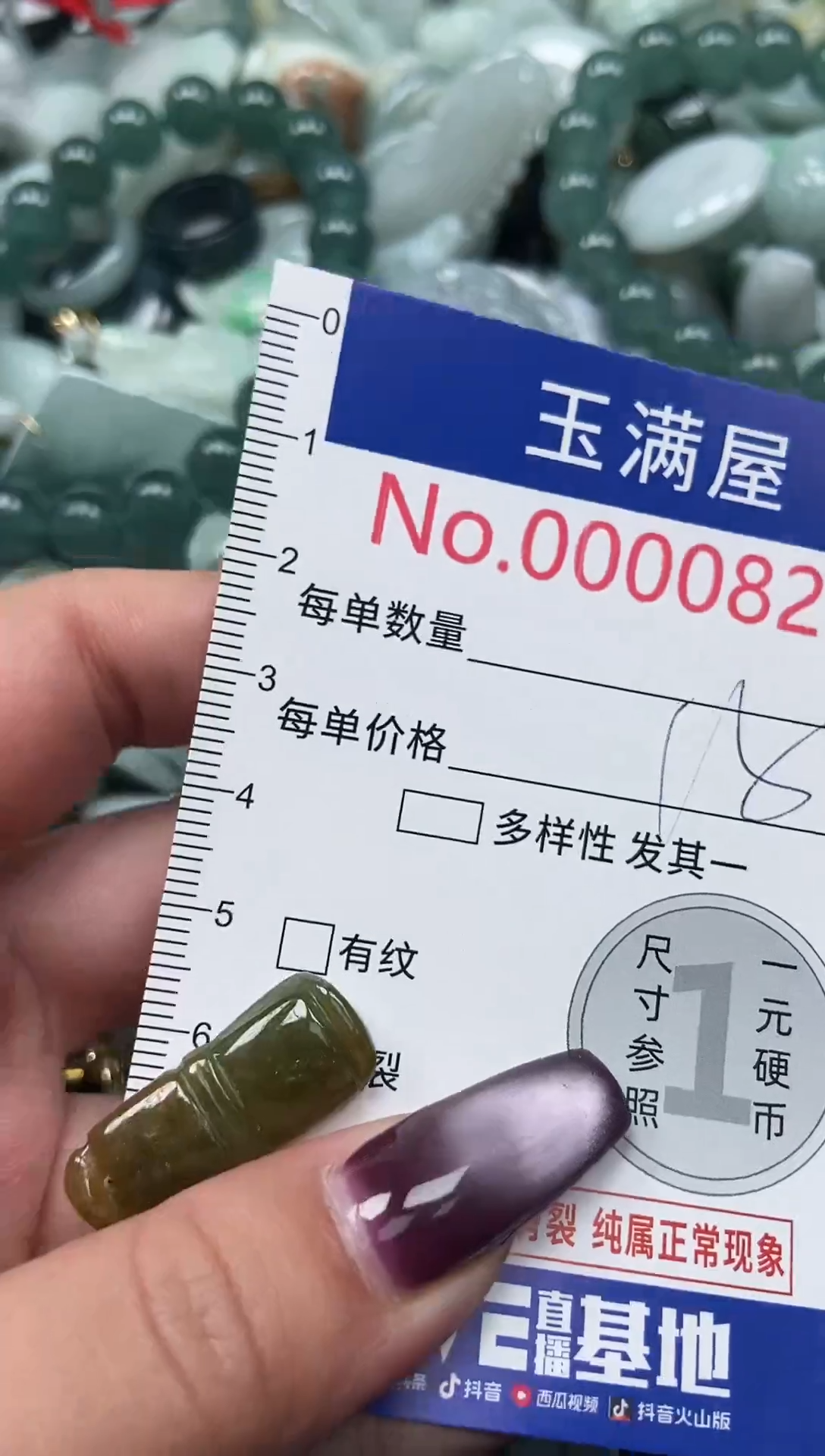 颈饰未镶嵌翡翠827