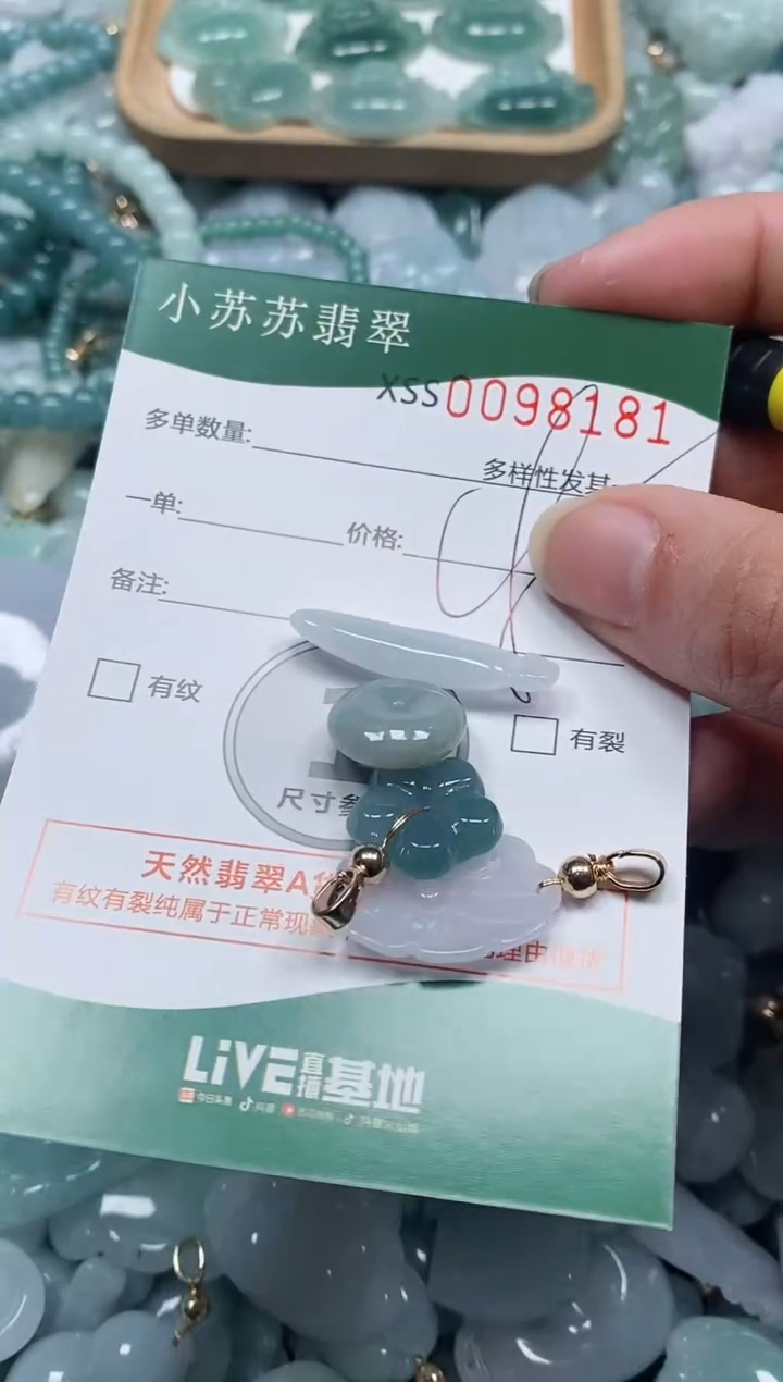 【闪购商品】翡翠颈饰未镶嵌闪购商品0098181