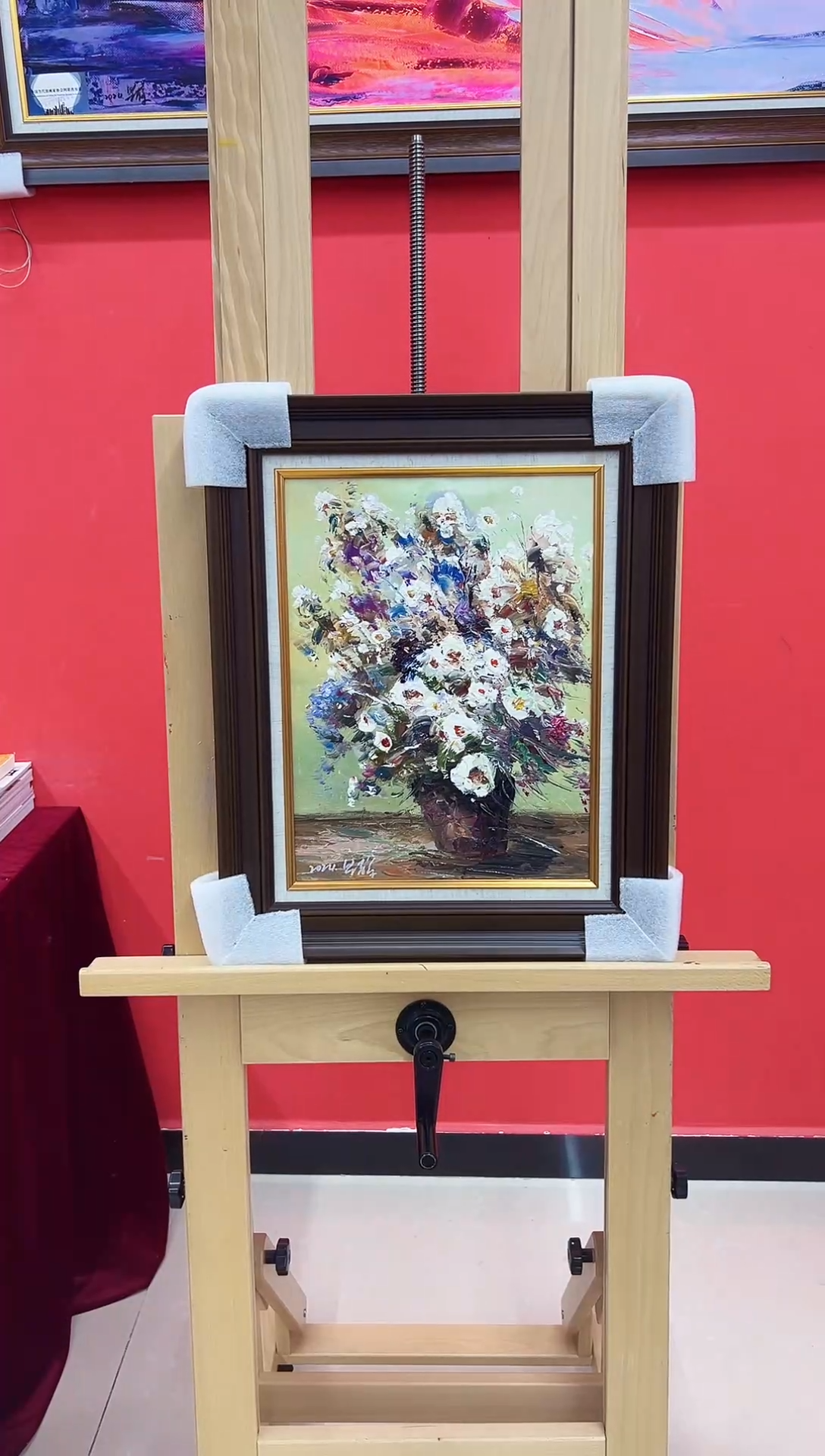 油画梁静-30*40-油画