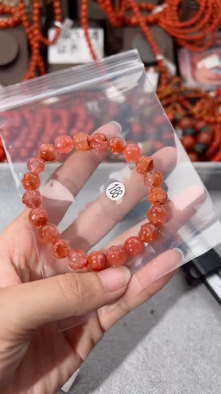 【闪购商品】南红玛瑙手串未镶嵌8+