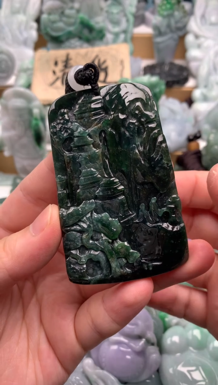 吊坠(不含链)未镶嵌翡翠1