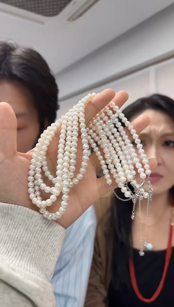 颈饰银S925镶嵌淡水珍珠（多样性发一件）