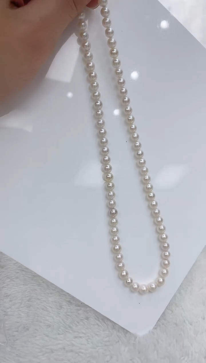 【闪购商品】海水珍珠颈饰银S925镶嵌海水珍珠项链