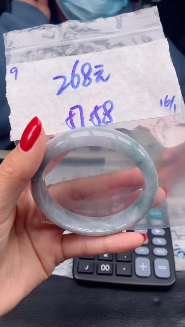 【闪购商品】定制翡翠未镶嵌9毛货需精细抛光手镯多样性拍一发一