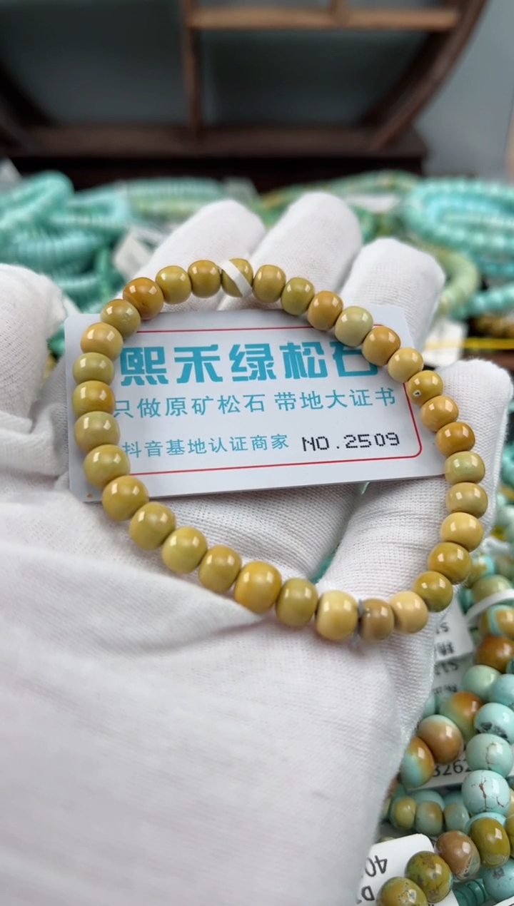 未镶嵌绿松石松石2509