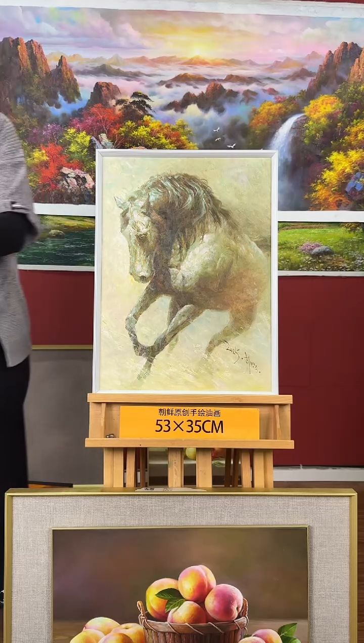 油画【28号】约53*35cm丨朝鲜原创纯手绘孤品油画丨顺丰包邮