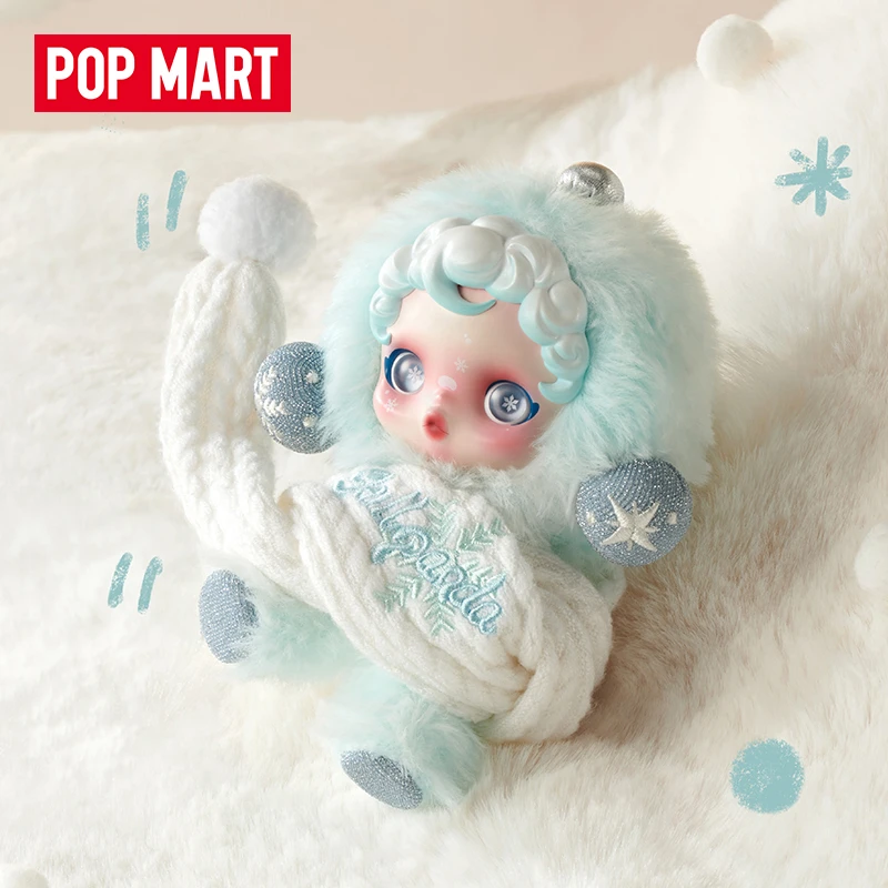 POPMART泡泡玛特SKULLPANDA冬日乐章系列毛绒公仔玩偶礼物挂件