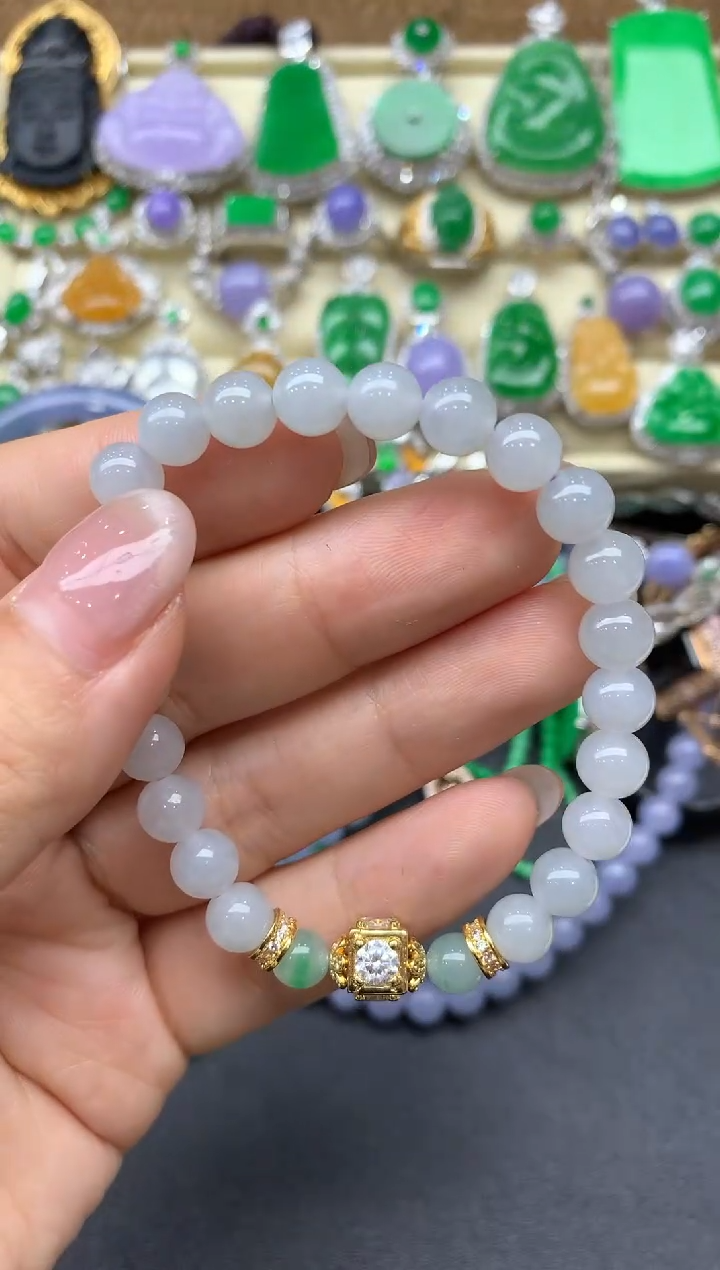 【闪购商品】翡翠手串未镶嵌81-中国好珍宝