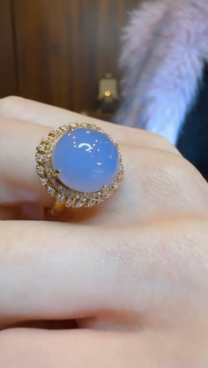 【闪购商品】翡翠戒指18K金镶嵌多样性团购发一件