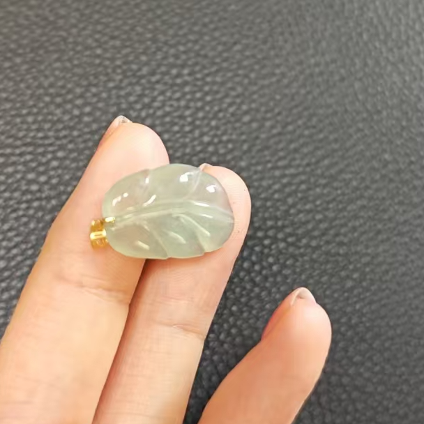 【金子家】翡翠颈饰18k金镶嵌1219121928