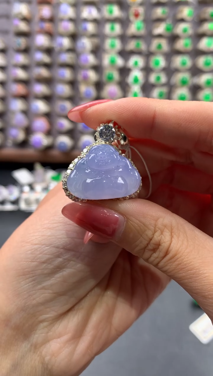 未镶嵌定制翡翠天然缅甸A货翡翠 12.7