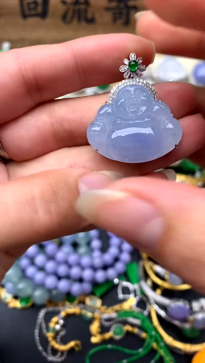 【闪购商品】翡翠颈饰18K金镶嵌464-中国好珍宝