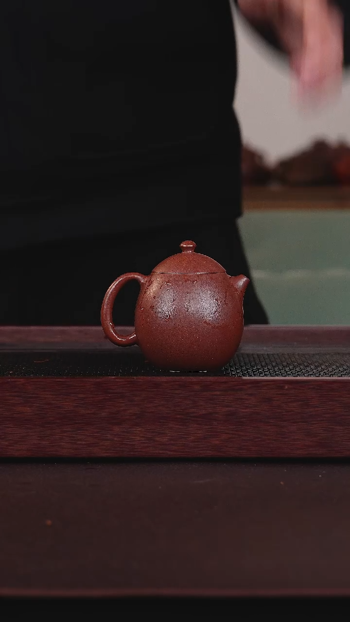 【闪购商品】紫砂茶壶半手工·龙蛋·210cc