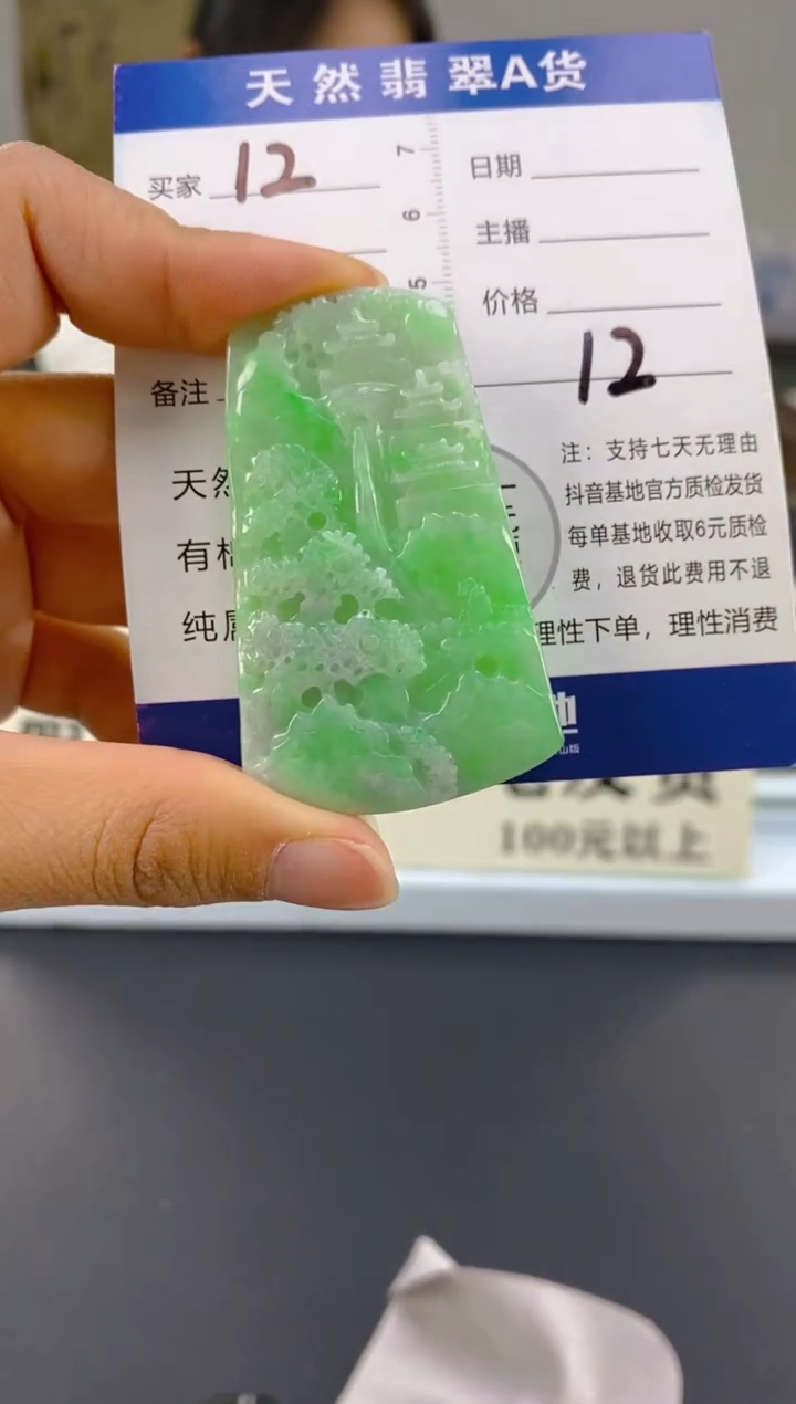 【闪购商品】翡翠颈饰未镶嵌天然A货翡翠