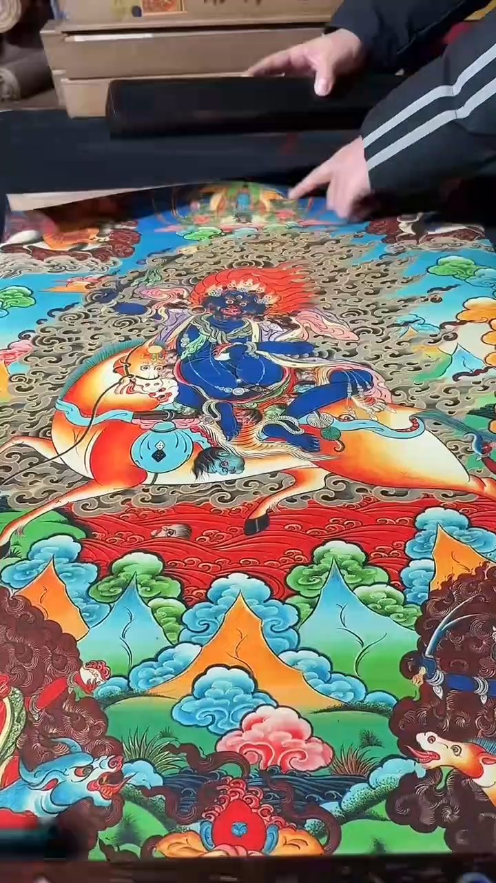 卷轴画藏式珍藏彩绘艺术馆74