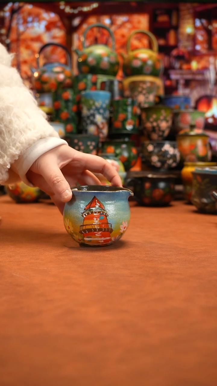 油画   釉下彩   杯子