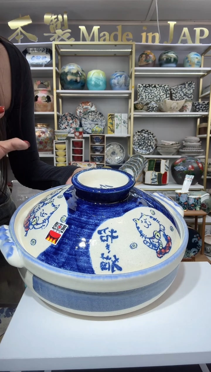 瓷万古烧8号土锅2.8L(2-3人) 