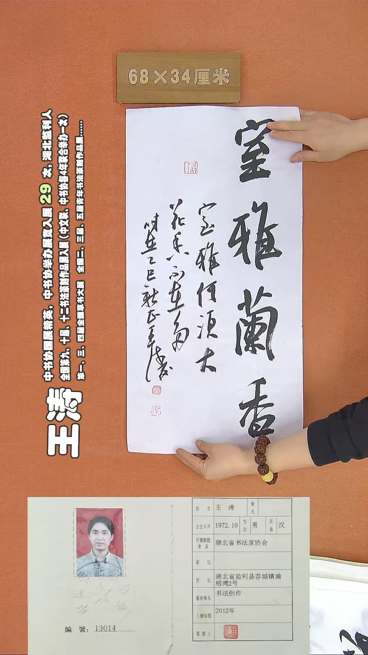 【闪购商品】书法286王涛书法作品