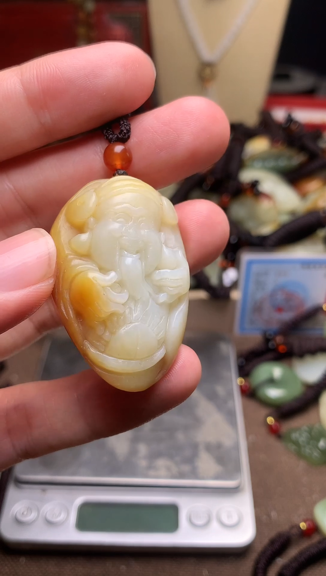 颈饰未镶嵌和田玉新疆料青海料清水和田玉吊坠