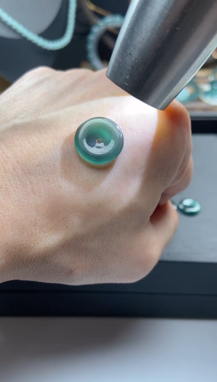 【闪购商品】翡翠手链未镶嵌平安扣