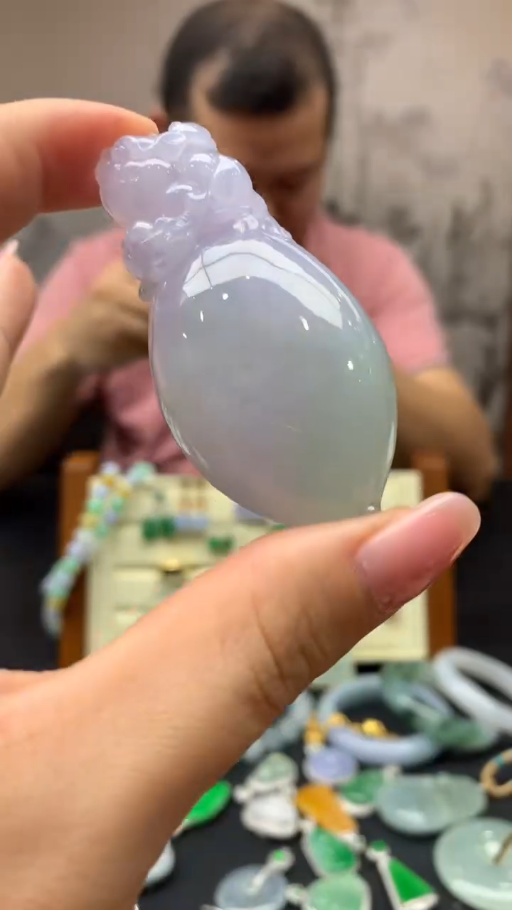 【闪购商品】翡翠颈饰未镶嵌30-天然翡翠