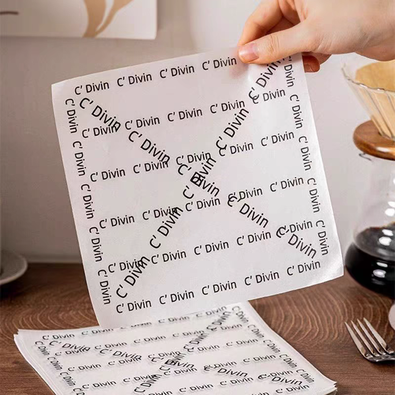 烘焙托盘防油纸油炸垫纸ins风法式英文报纸吸油纸汉堡薯条面包纸