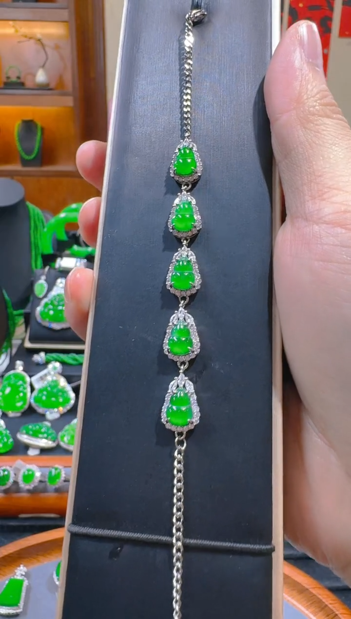 未镶嵌手链翡翠天然a货翡翠