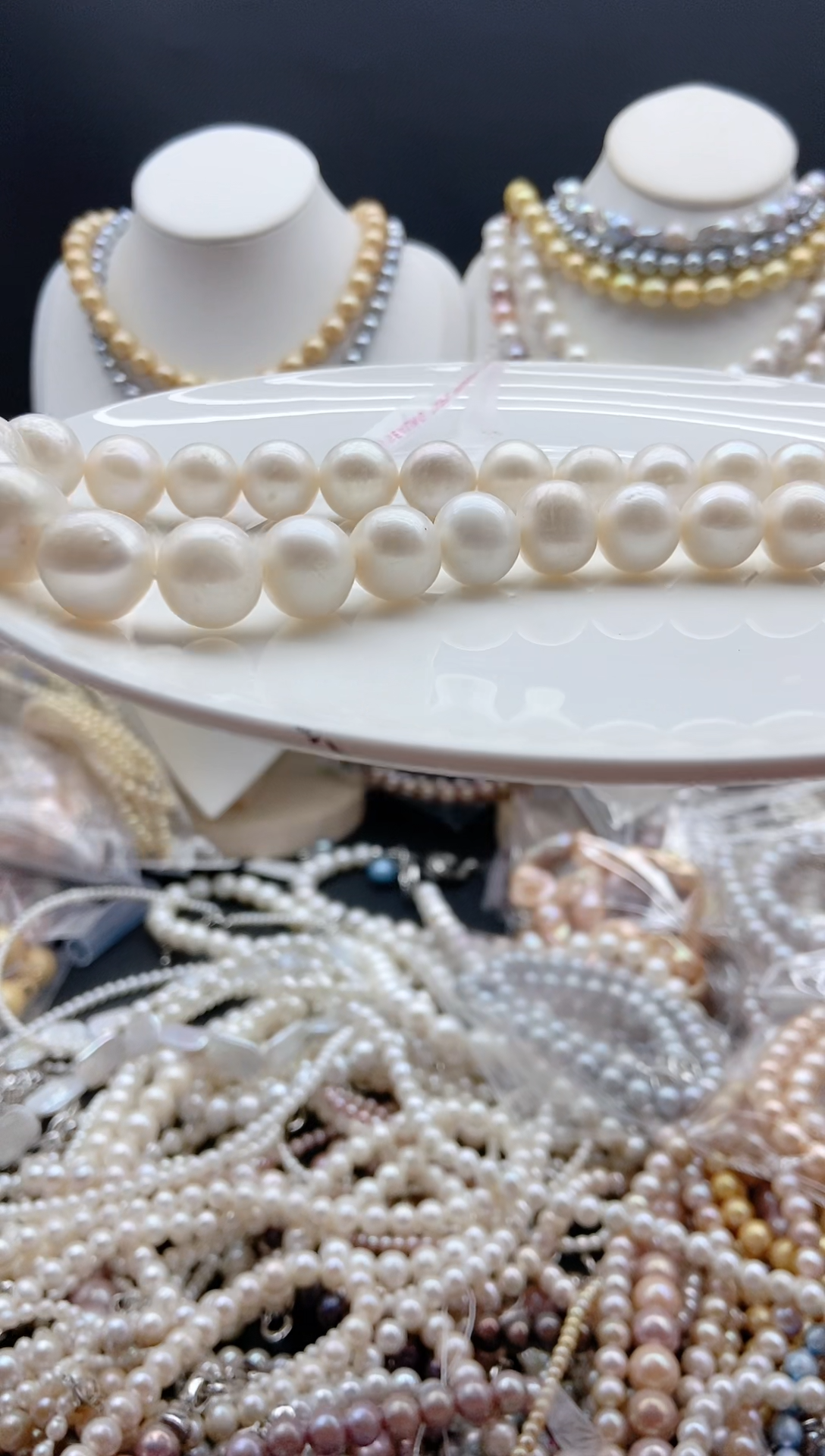 【闪购商品】淡水珍珠颈饰银S925镶嵌1