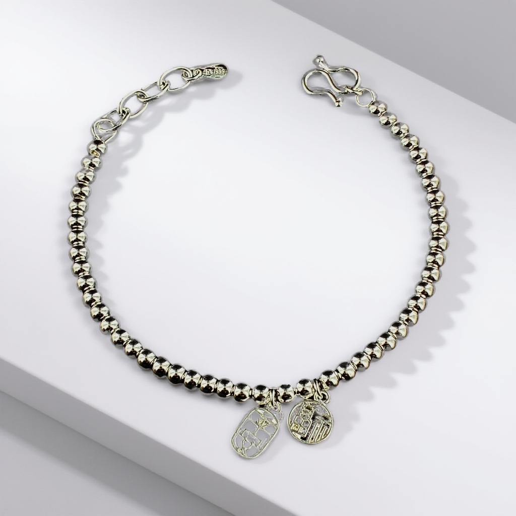 【抓紧处理】轻奢设计ins风女款气质定制生肖挂饰A607平安福珠珠