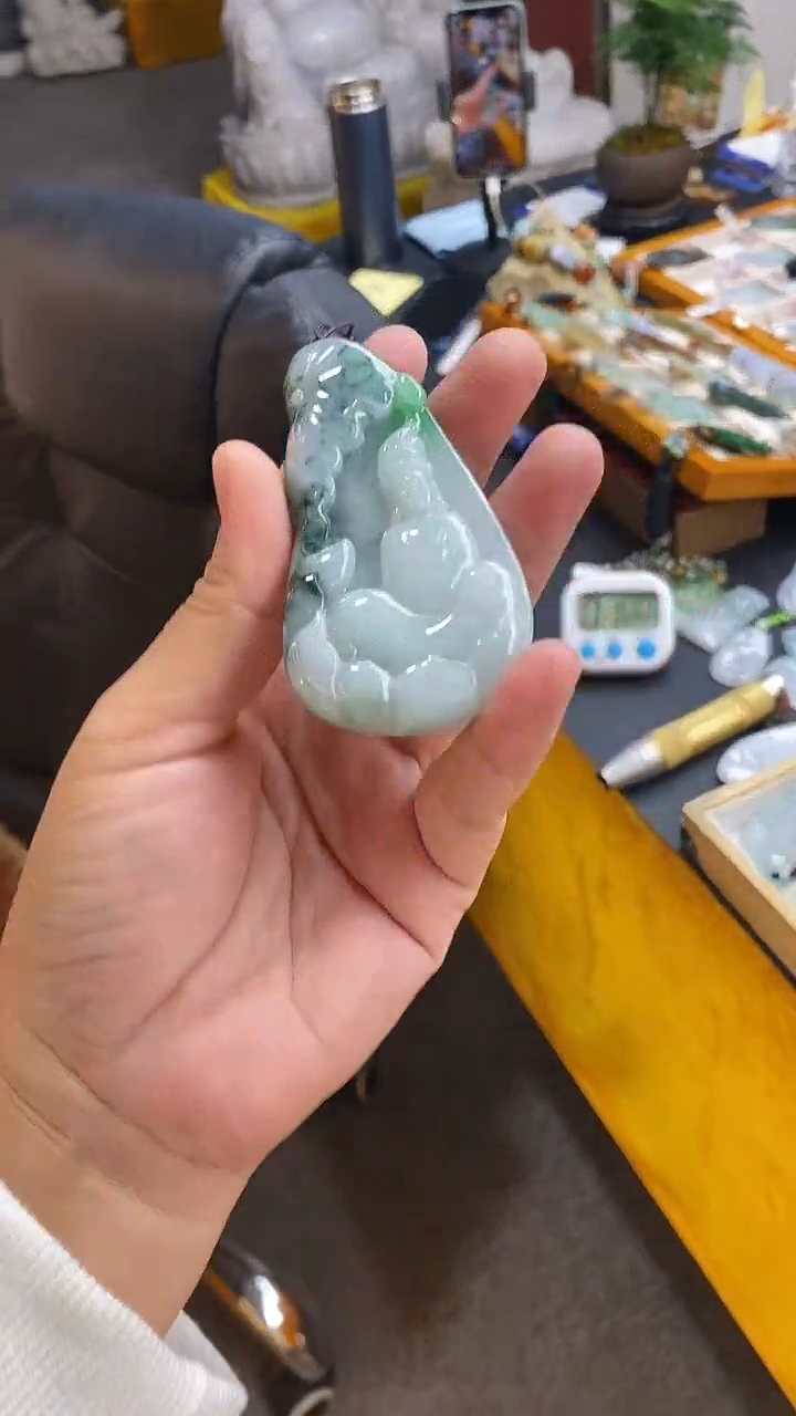 【闪购商品】翡翠颈饰未镶嵌挂件