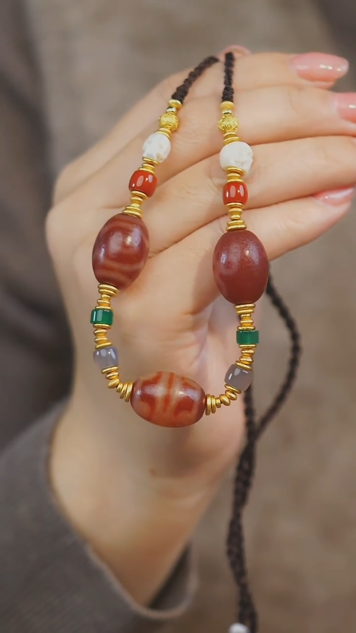 【闪购商品】玛瑙/玉髓项链未镶嵌多样性发其一