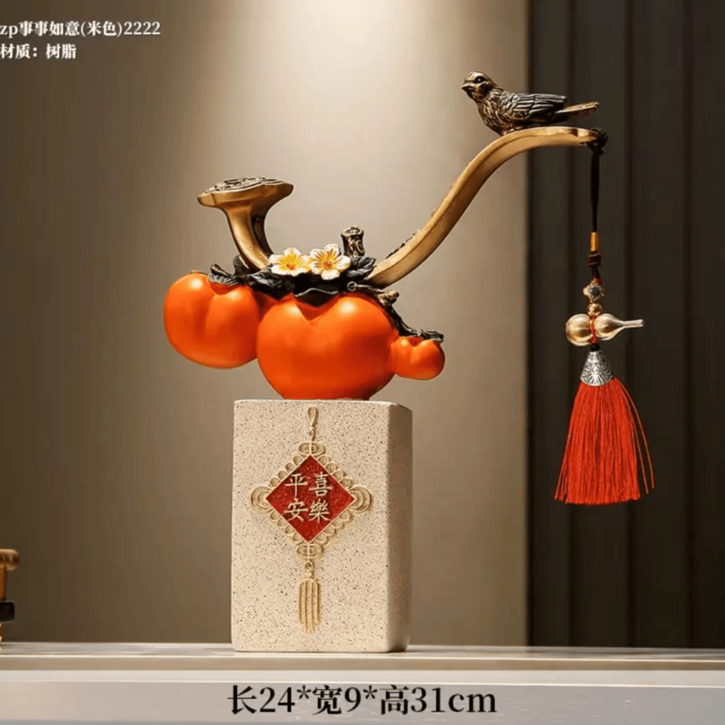 新中式事事如意复古貔貅摆件客厅玄关电视柜创意轻奢乔迁新居礼品