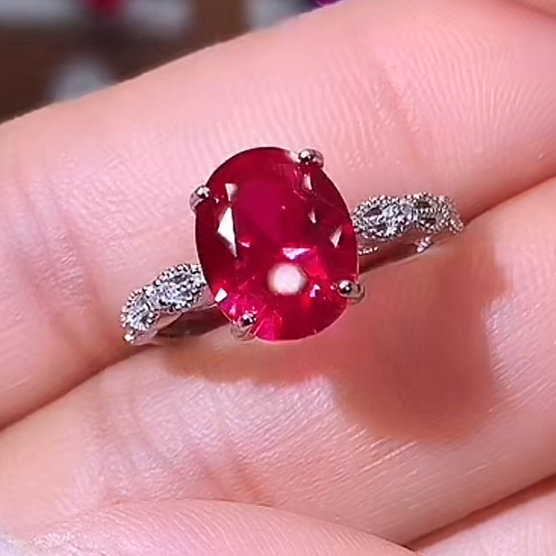 红宝石戒指白810