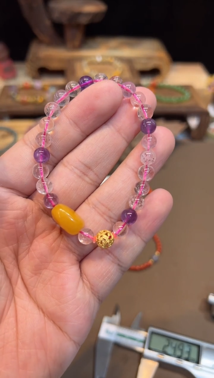 【闪购商品】水晶手链未镶嵌手饰@@F3490