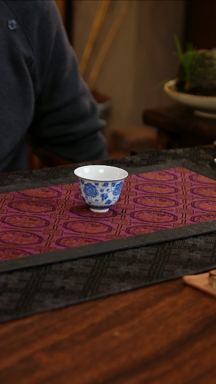 【闪购商品】杯子花卉牡丹小铃铛杯