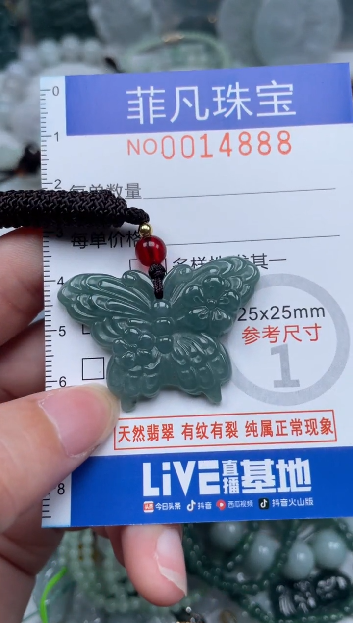 颈饰未镶嵌翡翠14888