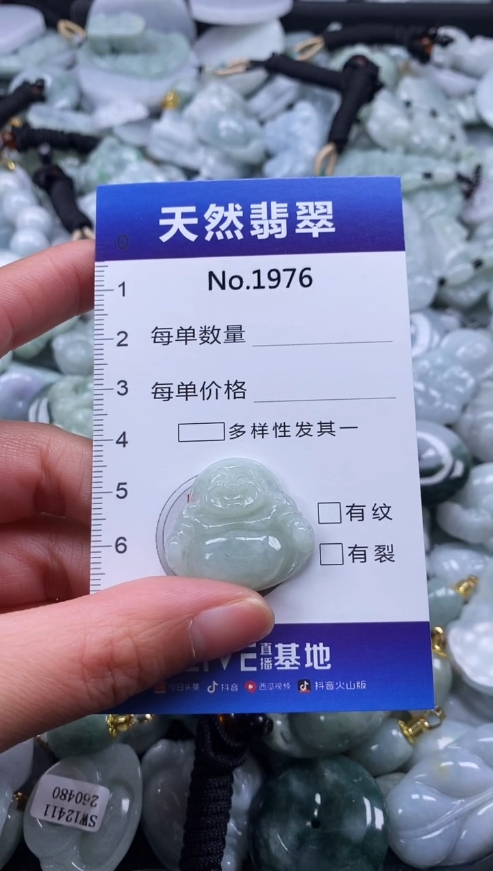 【闪购商品】翡翠颈饰未镶嵌缅甸A货翡翠1976