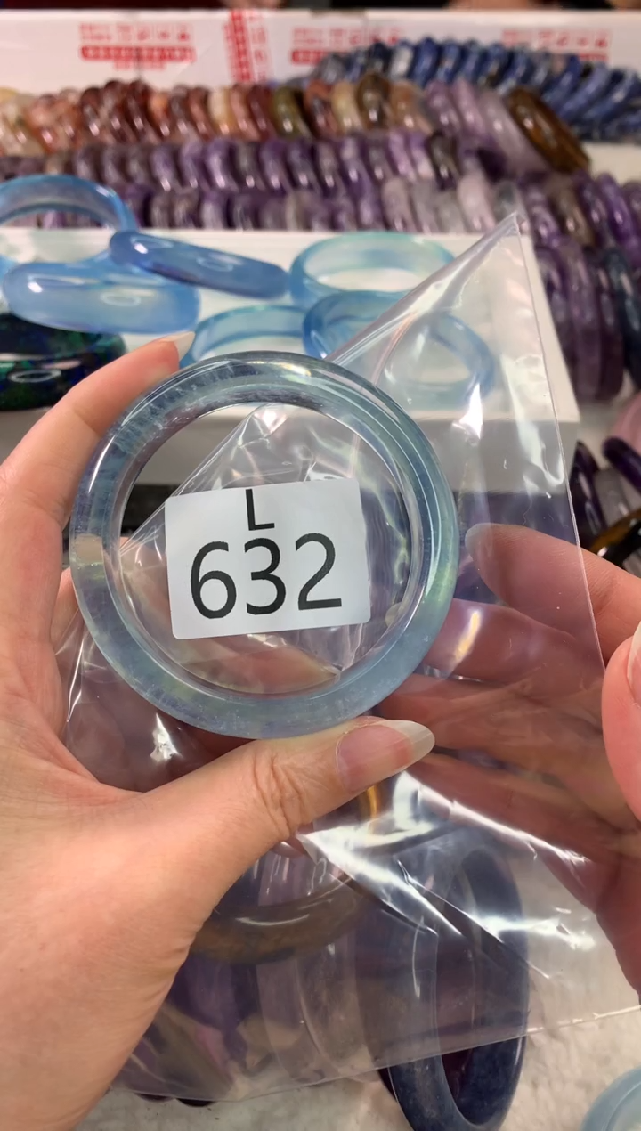 【闪购商品】水晶水晶手镯L未镶嵌632-58+