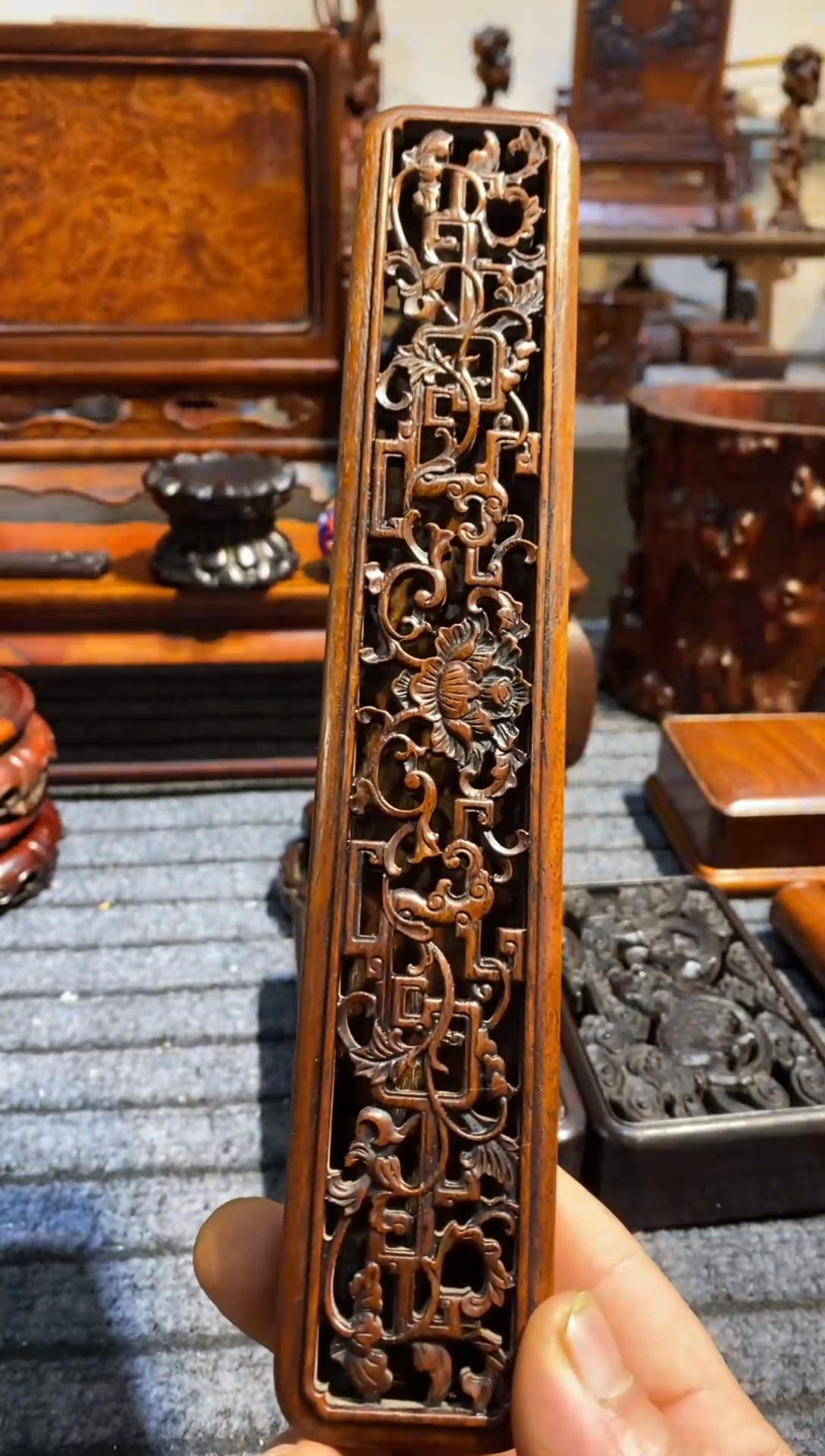 【闪购商品】香榧木木雕明清木器文房雅玩