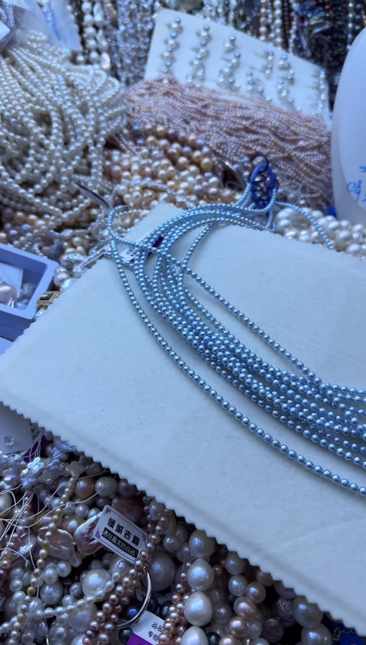 【闪购商品】淡水珍珠项链银S925镶嵌34多样性发货 发其一