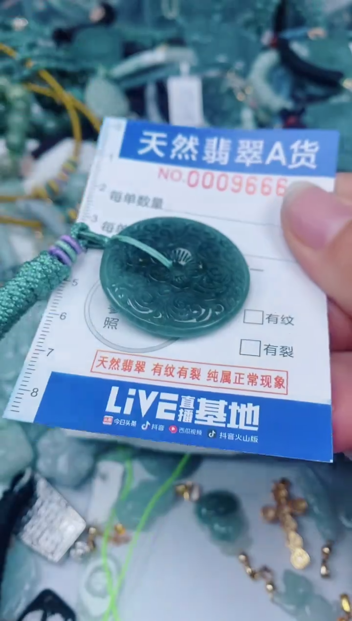颈饰未镶嵌翡翠00009666