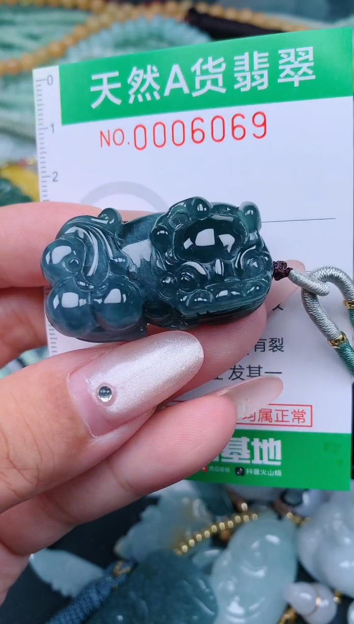 翡翠未镶嵌颈饰.0006069
