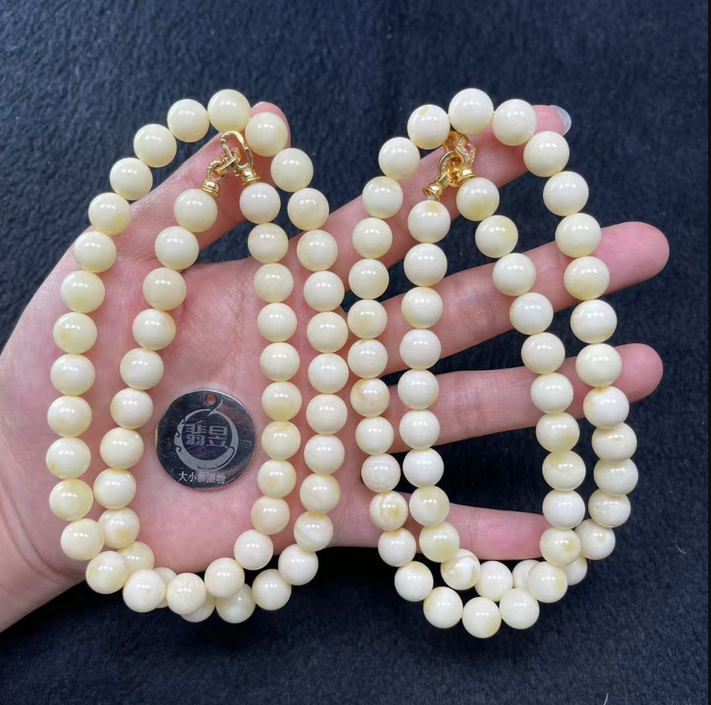 36090T17-4NH29-蜜蜡珠链颈饰/约9+/约48颗/-多样性发其一